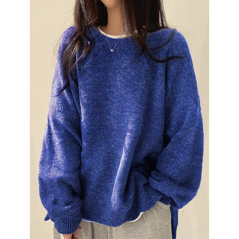 Cozy Split Hem Knit Sweater