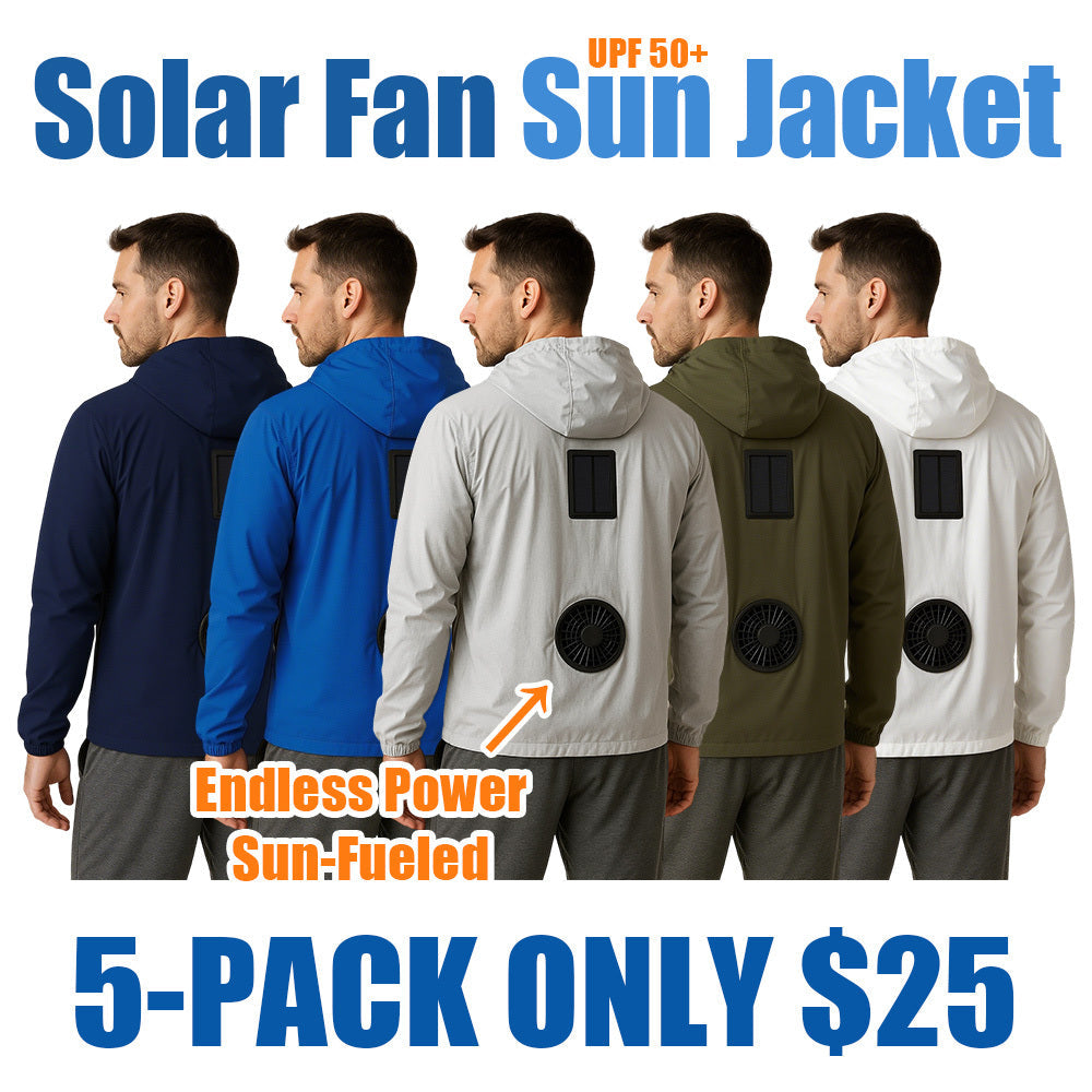 Solar Fan Sun Jacket โ UPF 50+ Protection